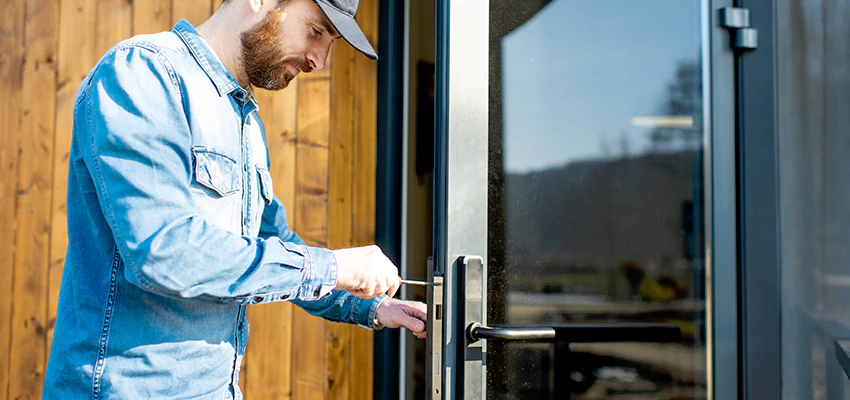Frameless Glass Storefront Door Locks Replacement in Montclair, CA